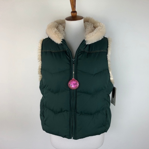 Big Chill Jackets & Blazers - Big Chill  Size Large Puffer Vest Hunter Green